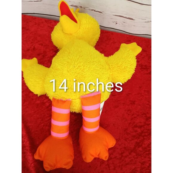 Sesame Street Big Bird Plush Toy 14" Kohls Cares Yellow & Orange - Picture 6 of 6
